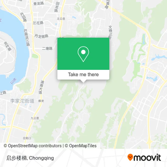 启步楼梯 map