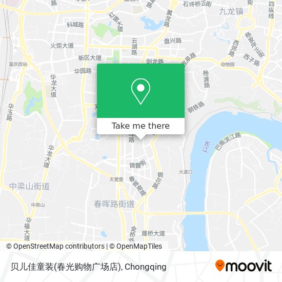 贝儿佳童装(春光购物广场店) map