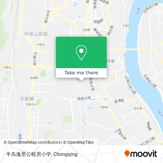 半岛逸景公租房小学 map