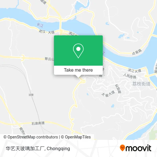 华艺天玻璃加工厂 map