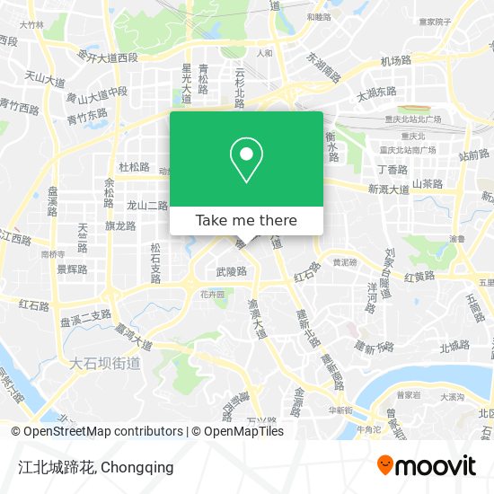 江北城蹄花 map