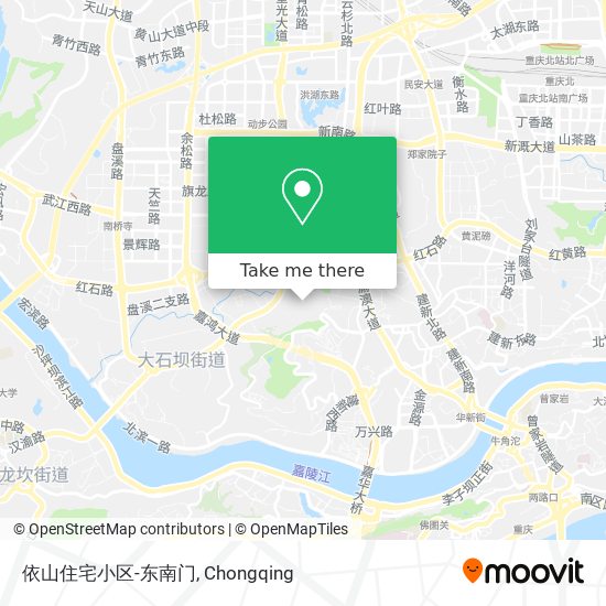 依山住宅小区-东南门 map