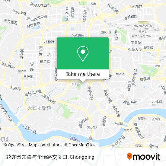 花卉园东路与华怡路交叉口 map
