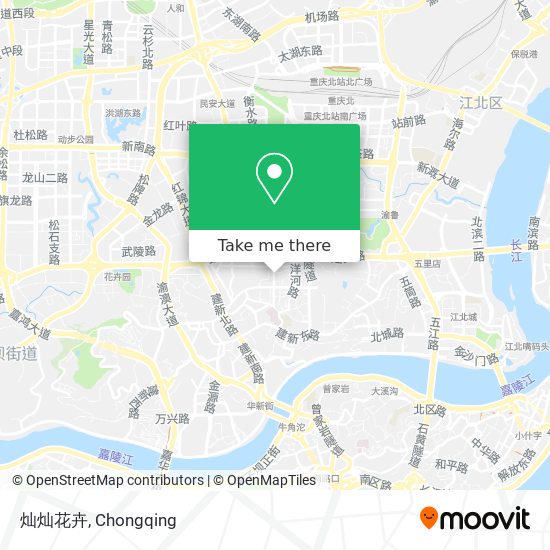 灿灿花卉 map