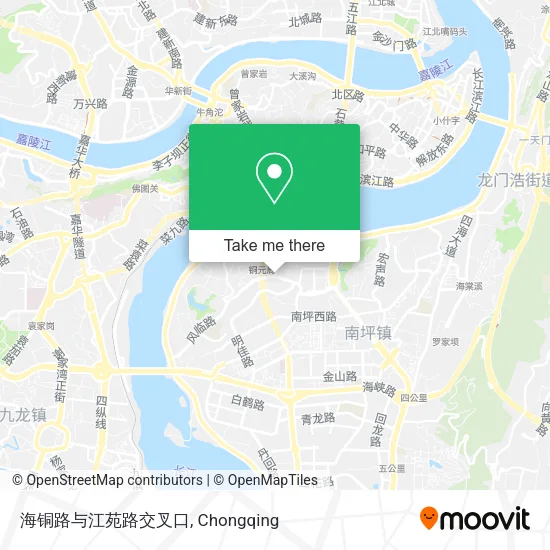 海铜路与江苑路交叉口 map