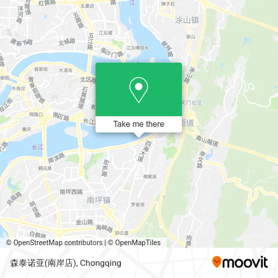 森泰诺亚(南岸店) map