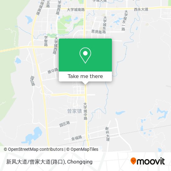 新凤大道/曾家大道(路口) map