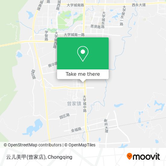 云儿美甲(曾家店) map