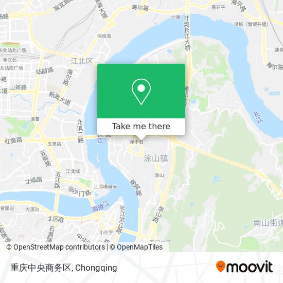 重庆中央商务区 map