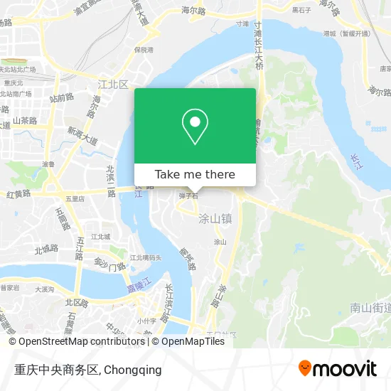 重庆中央商务区 map