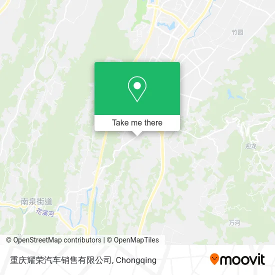 重庆耀荣汽车销售有限公司 map
