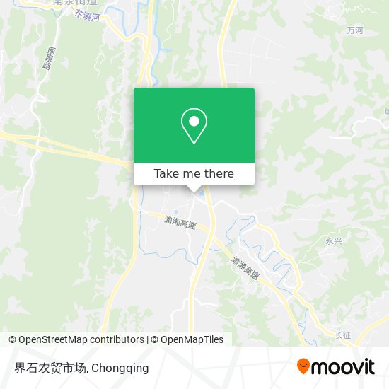界石农贸市场 map
