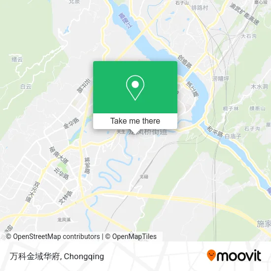 万科金域华府 map