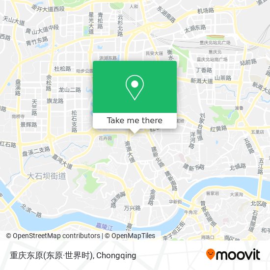 重庆东原(东原·世界时) map
