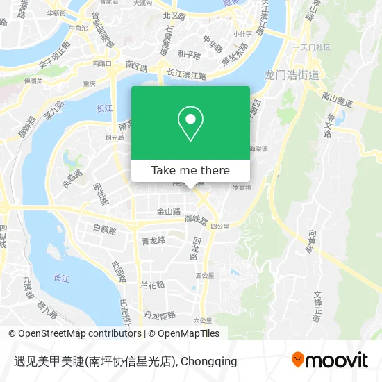 遇见美甲美睫(南坪协信星光店) map