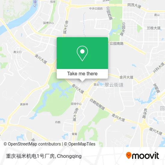 重庆福米机电1号厂房 map