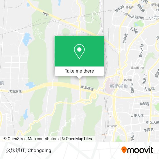 幺妹饭庄 map