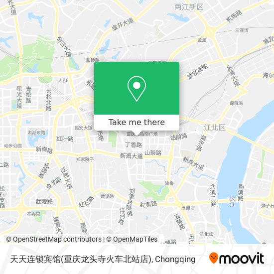 天天连锁宾馆(重庆龙头寺火车北站店) map