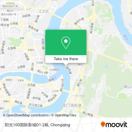 阳光100国际新城D1-2栋 map