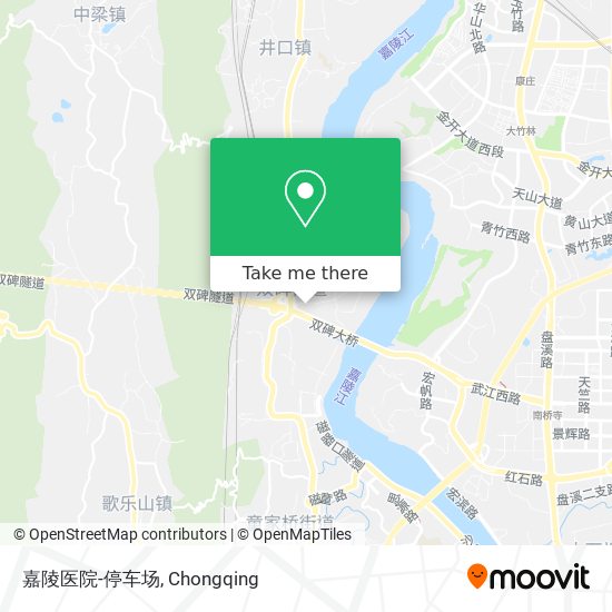 嘉陵医院-停车场 map