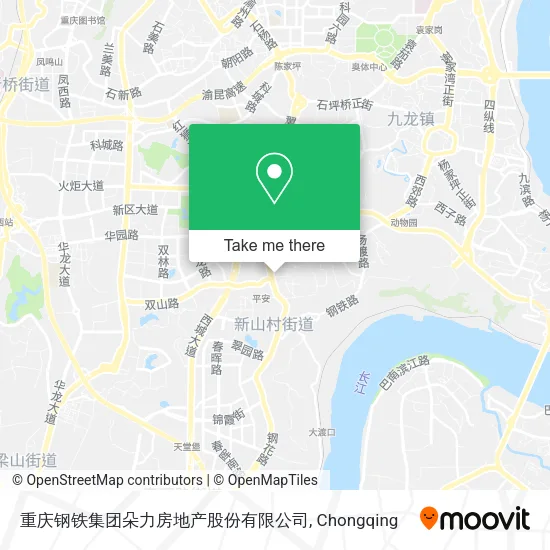 重庆钢铁集团朵力房地产股份有限公司 map