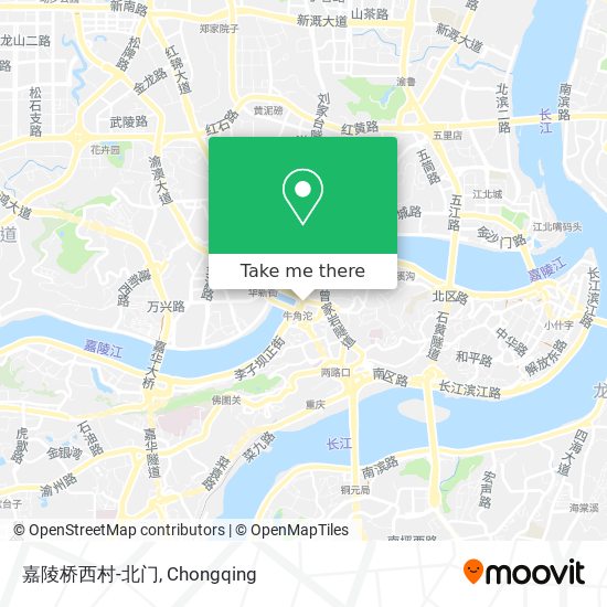 嘉陵桥西村-北门 map