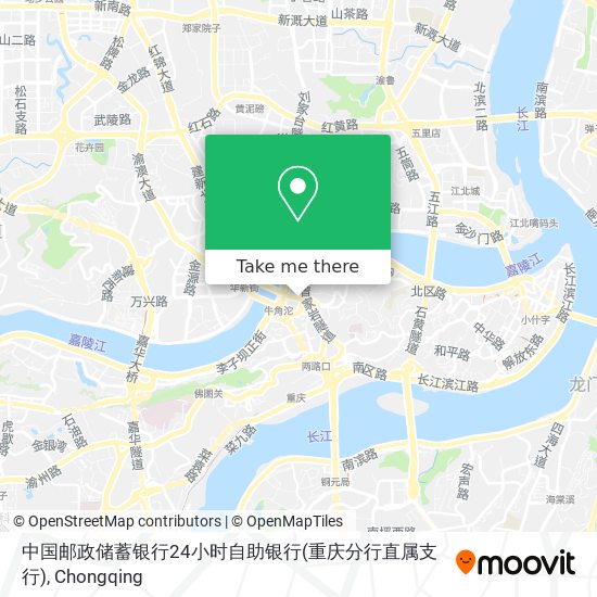 中国邮政储蓄银行24小时自助银行(重庆分行直属支行) map