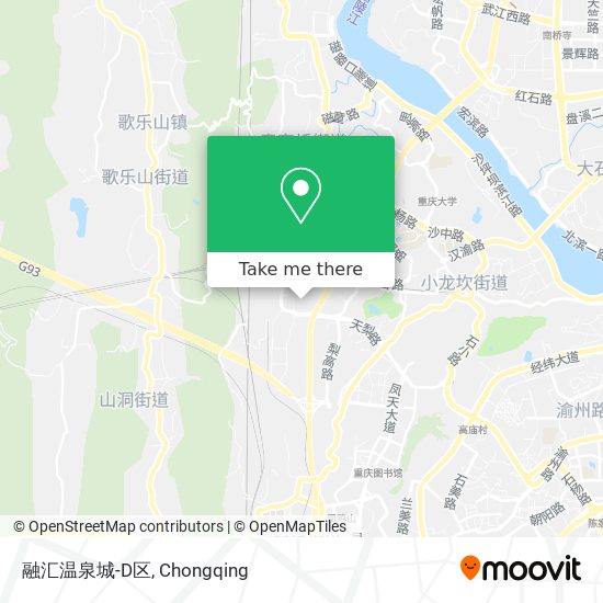 融汇温泉城-D区 map