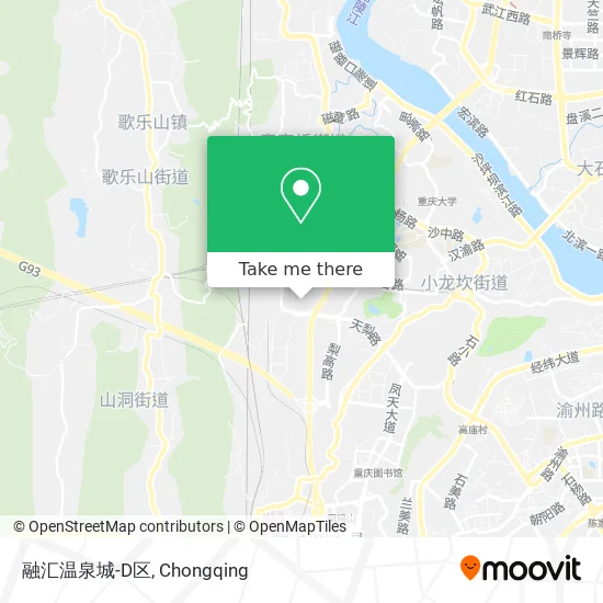 融汇温泉城-D区 map