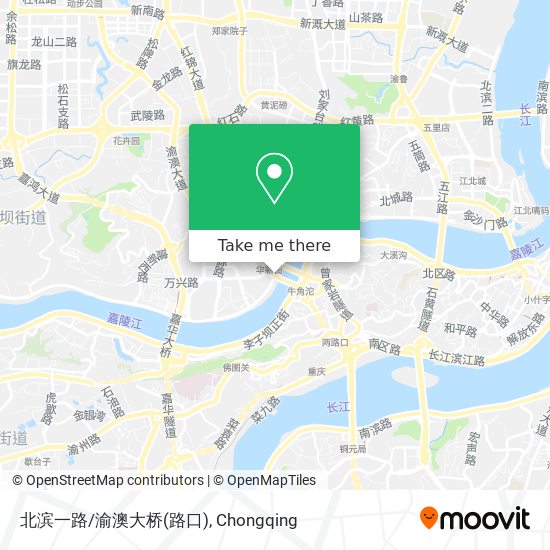 北滨一路/渝澳大桥(路口) map