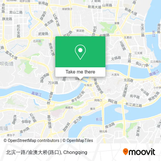 北滨一路/渝澳大桥(路口) map