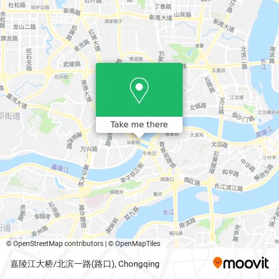 嘉陵江大桥/北滨一路(路口) map