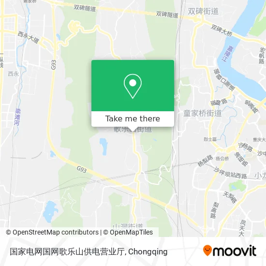 国家电网国网歌乐山供电营业厅 map