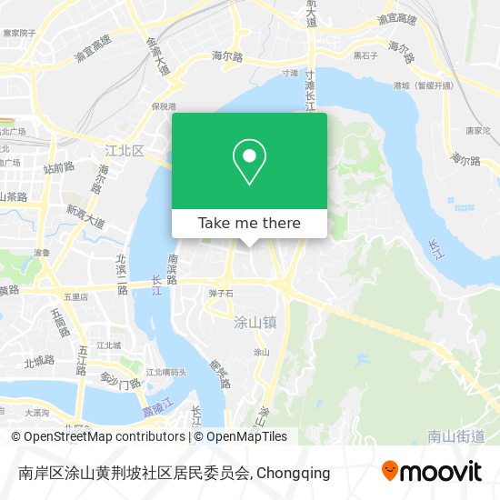 南岸区涂山黄荆坡社区居民委员会 map