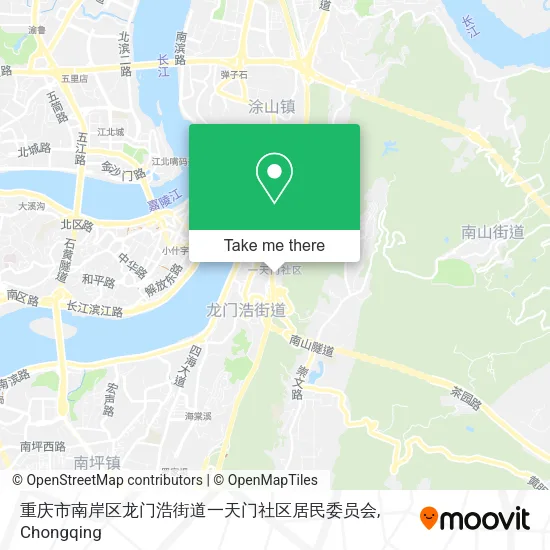 重庆市南岸区龙门浩街道一天门社区居民委员会 map