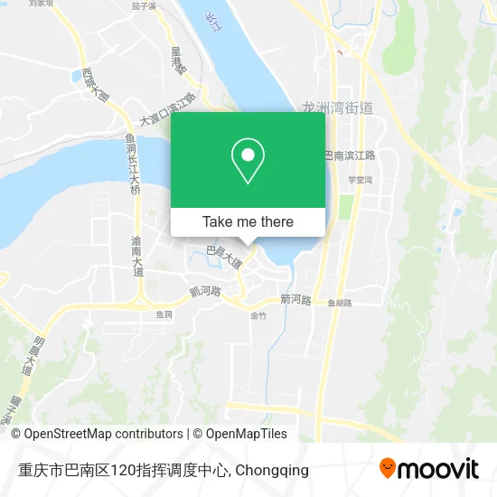 重庆市巴南区120指挥调度中心 map