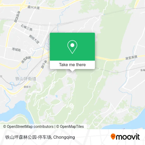 铁山坪森林公园-停车场 map