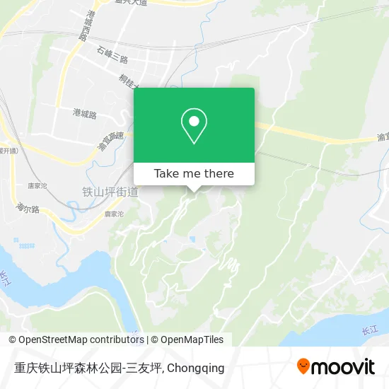 重庆铁山坪森林公园-三友坪 map