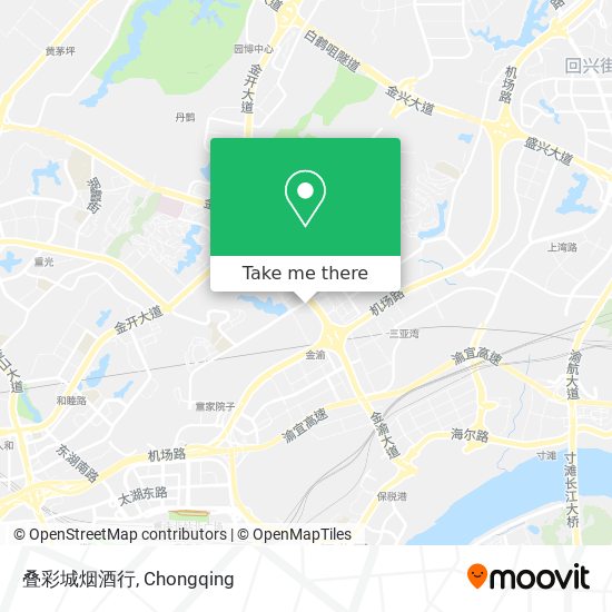 叠彩城烟酒行 map