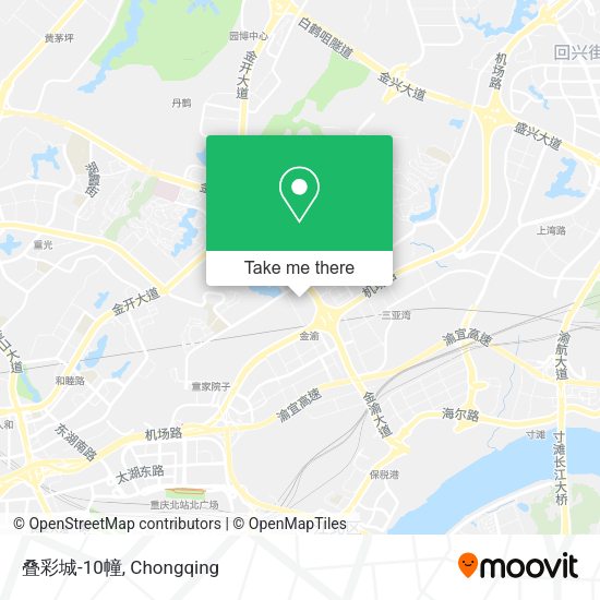 叠彩城-10幢 map