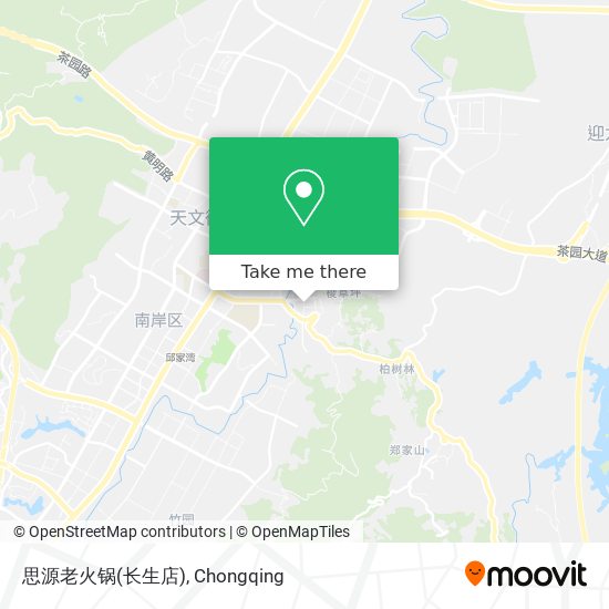 思源老火锅(长生店) map