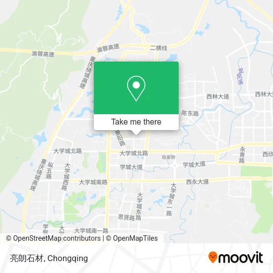 亮朗石材 map