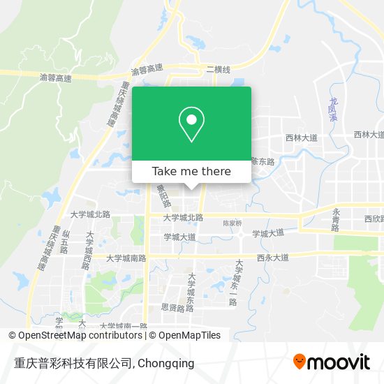 重庆普彩科技有限公司 map