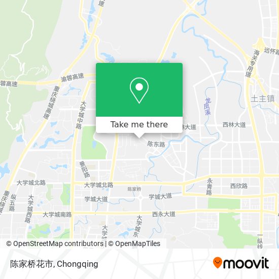 陈家桥花市 map