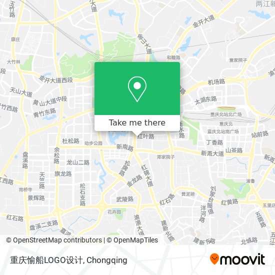 重庆愉船LOGO设计 map