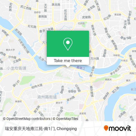 瑞安重庆天地雍江苑-南1门 map