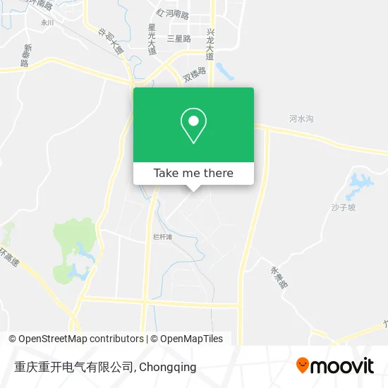 重庆重开电气有限公司 map
