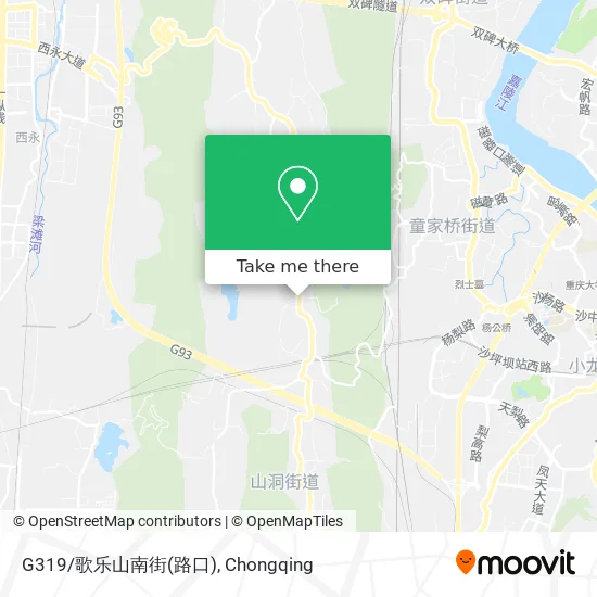 G319/歌乐山南街(路口) map