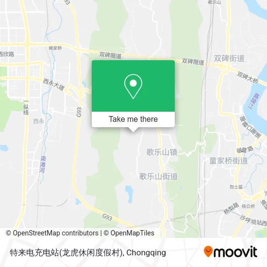 特来电充电站(龙虎休闲度假村) map