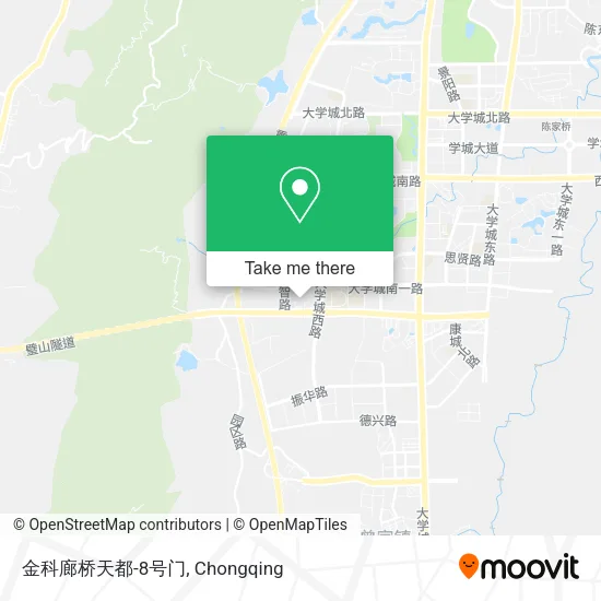 金科廊桥天都-8号门 map